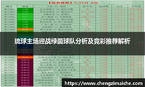 琉球主场迎战绿茵球队分析及竞彩推荐解析