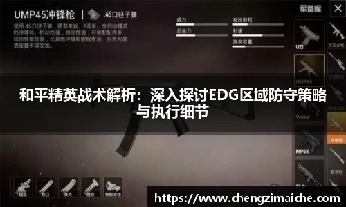 和平精英战术解析：深入探讨EDG区域防守策略与执行细节
